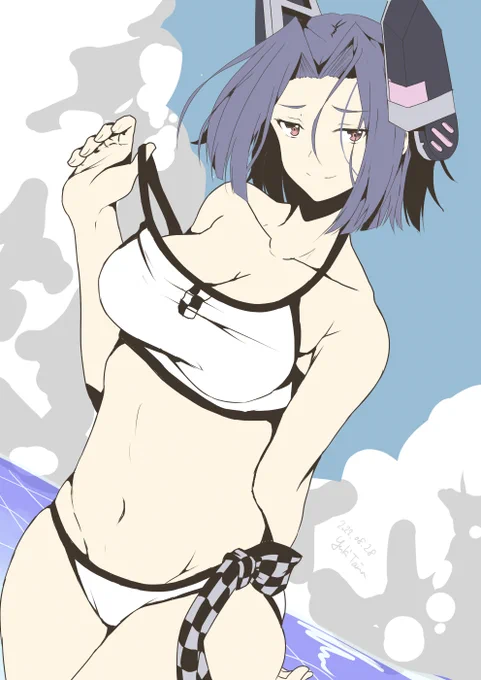 天龍ちゃんと交換+10m#龍田 #艦これ#艦これ版深夜の真剣お絵描き60分一本勝負#艦これ版真剣お絵描き60分一本勝負_20220828 
