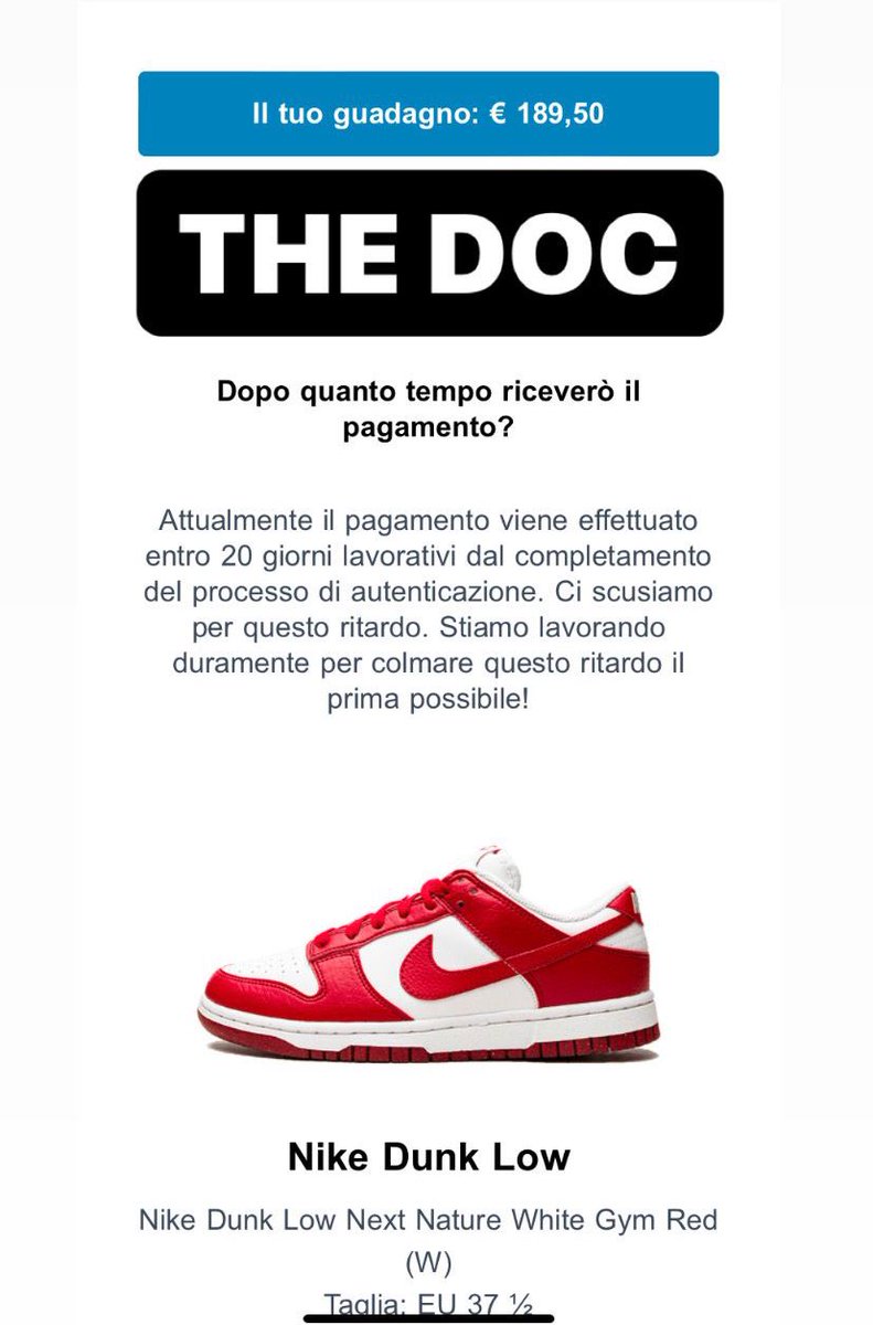 TheItalianDoc's tweet photo. 140€ -> 190€
+35.6% in 4 months
Thanks to me😅 https://t.co/eXhpbPFG7o