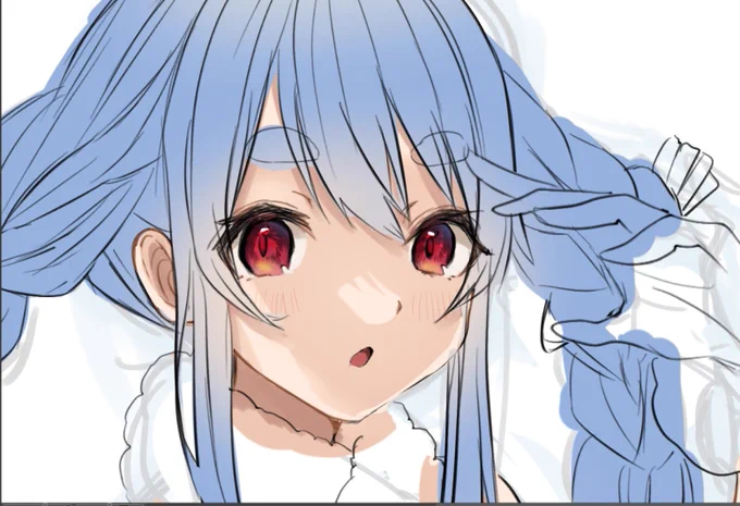 今日はたくさん描いて疲れたのでここまでぺこ～ 