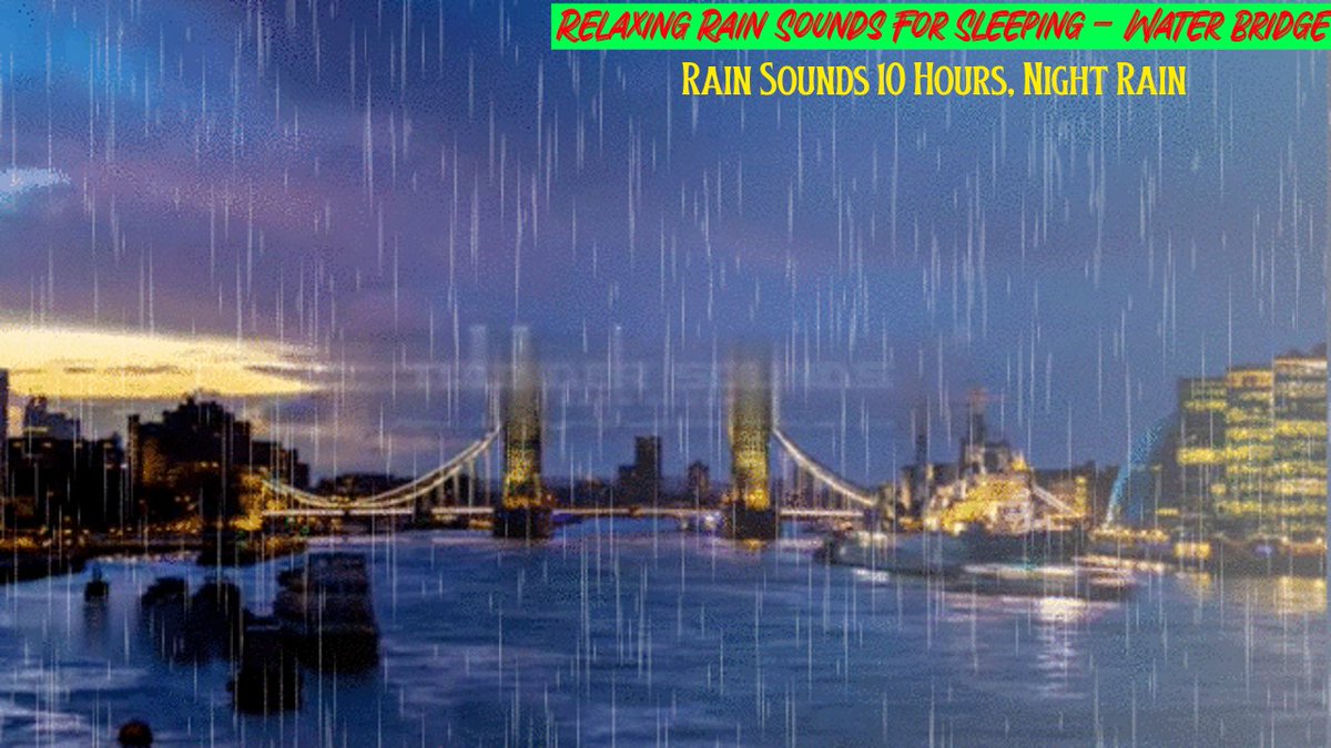 ThundersoundsS's tweet photo. #waterbridge #raindropsounds. Relaxing rain sounds for sleeping - rain drop sounds, water bridge, rain sounds 10 hours, night rain is the best relaxing sounds and soothing way to fall asleep and lower stress and anxiety in seconds. Click here: https://t.co/gOZAUzNKH6 https://t.co/SVd9ifXQfM