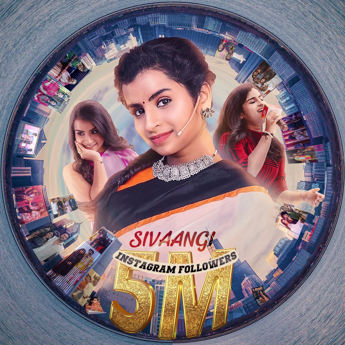 5M FOR SIVAANGI - Official Common DP is here <a href="/sivaangi_k/">Sivaangi Krishnakumar</a> 🔥