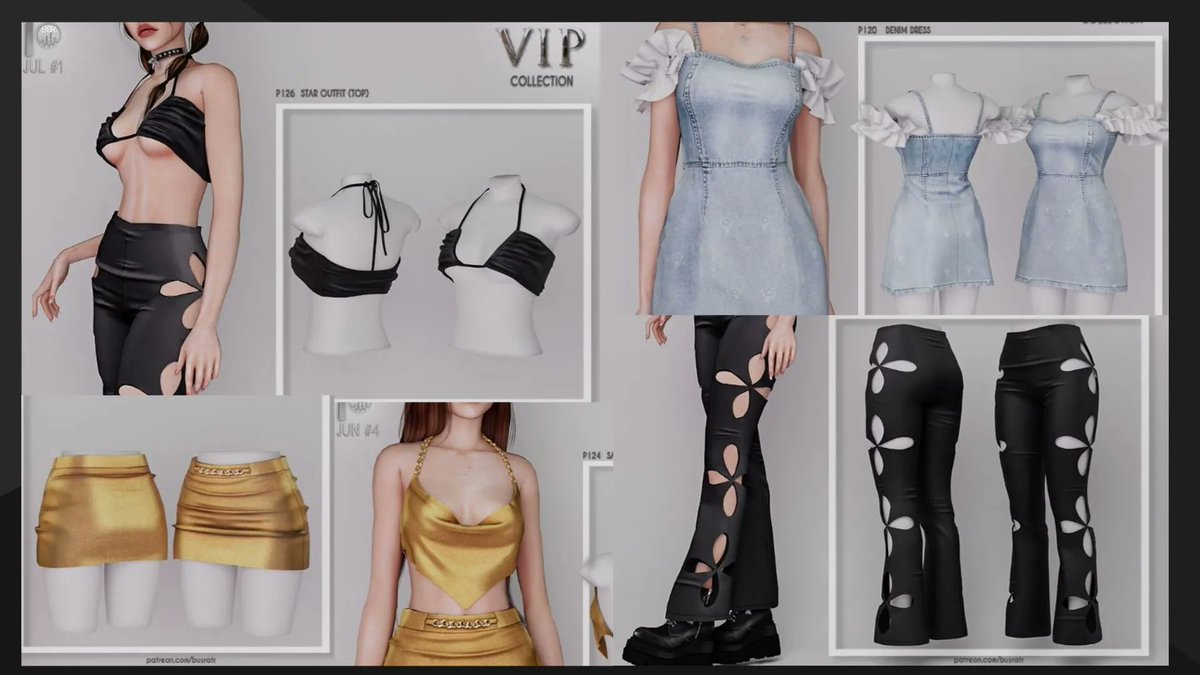 Simlish4's tweet photo. 「DESCARGAS 🛍」

Estas bellas creaciones Alpha de #BusraTr son ideales para vestir a tus Sims de fiesta, con un estilo moderno ⚡🖤
#CCShopping —Bea

👇DESCARGA👇
https://t.co/NhiXMMLbaJ https://t.co/CrGb7wPPUQ
