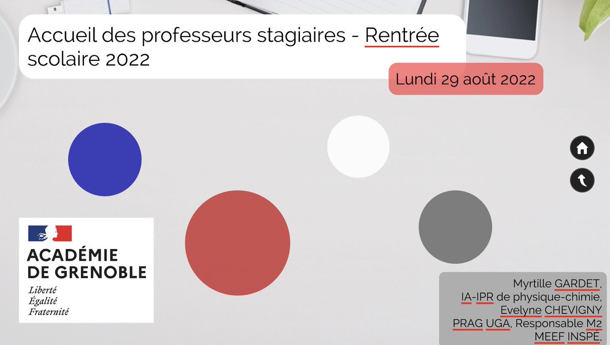 MyrtilleGardet's tweet photo. [Rentrée 2022 : accueil des professeurs stagiaires #INSPE #EACF dans l'@acgrenoble ]

Demain lundi 29 août 2022 à 9h sur le site de @UGrenobleAlpes 🤨👇

https://t.co/dxrdek99vb 
https://t.co/rnj7FqyglF https://t.co/5yLvB9JPHS