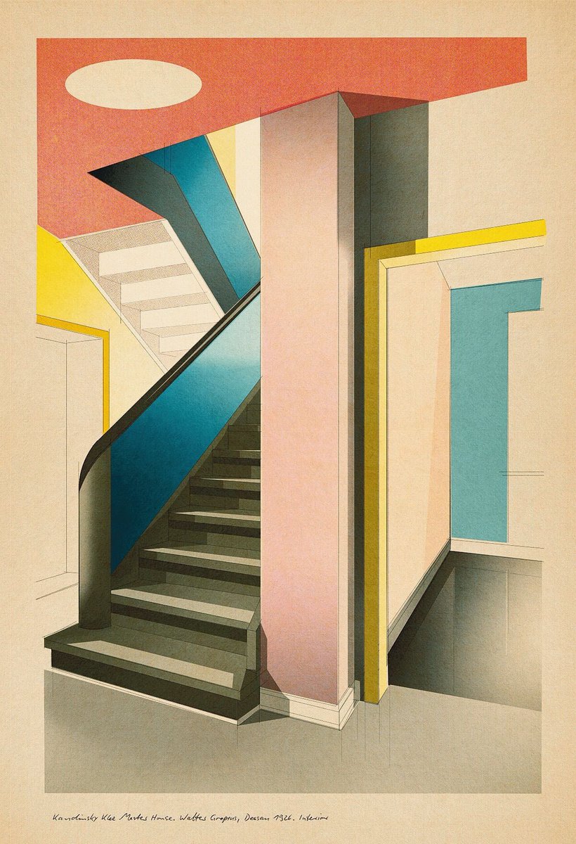 Kandinsky Klee Master House. Walter Gropius, Dessau, 1926. <a href="/sanderpatelski/">sander patelski</a>