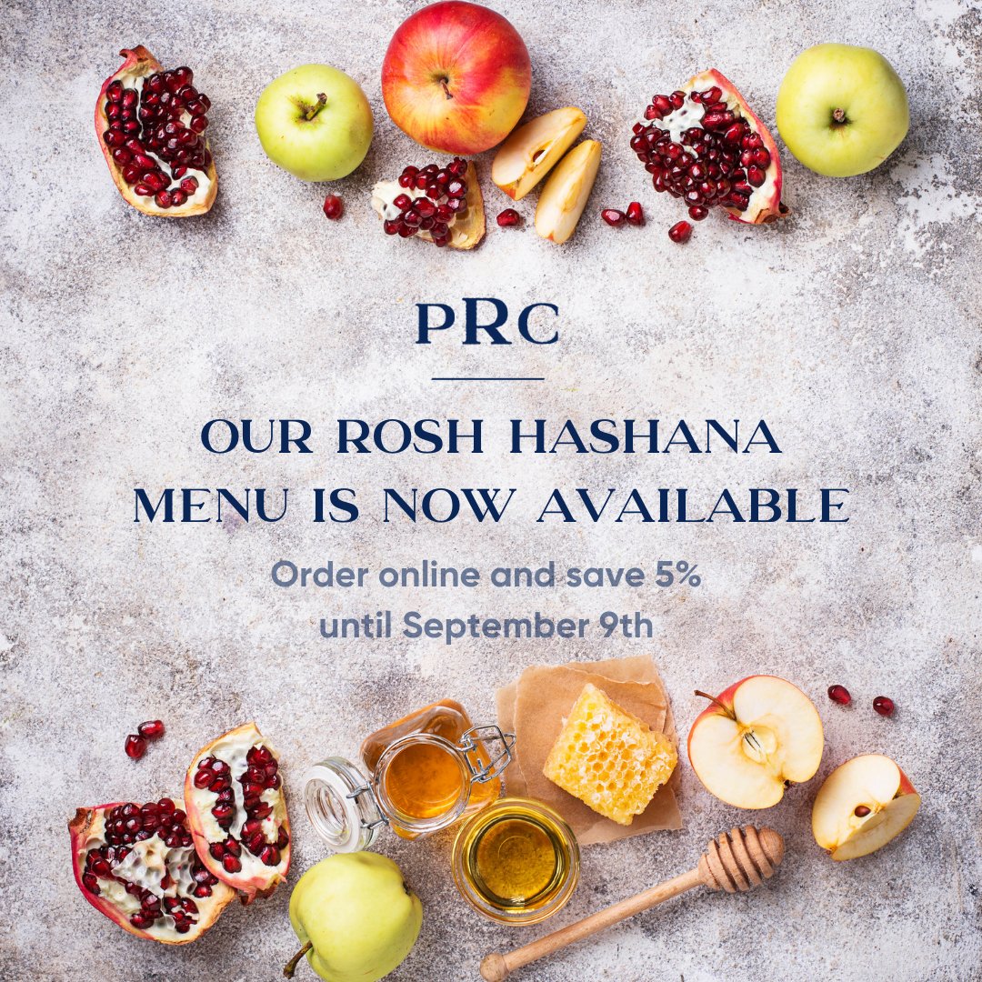 PRCCaterers's tweet photo. We are thrilled to annouce our Rosh Hoshanah menu is now live and can be found on our new website! Order online now before Friday, September 9th and receive a 5% discount.
 
 Place your orders online through our new website: https://t.co/hkqmB8L5pn https://t.co/igXTXtAJfv