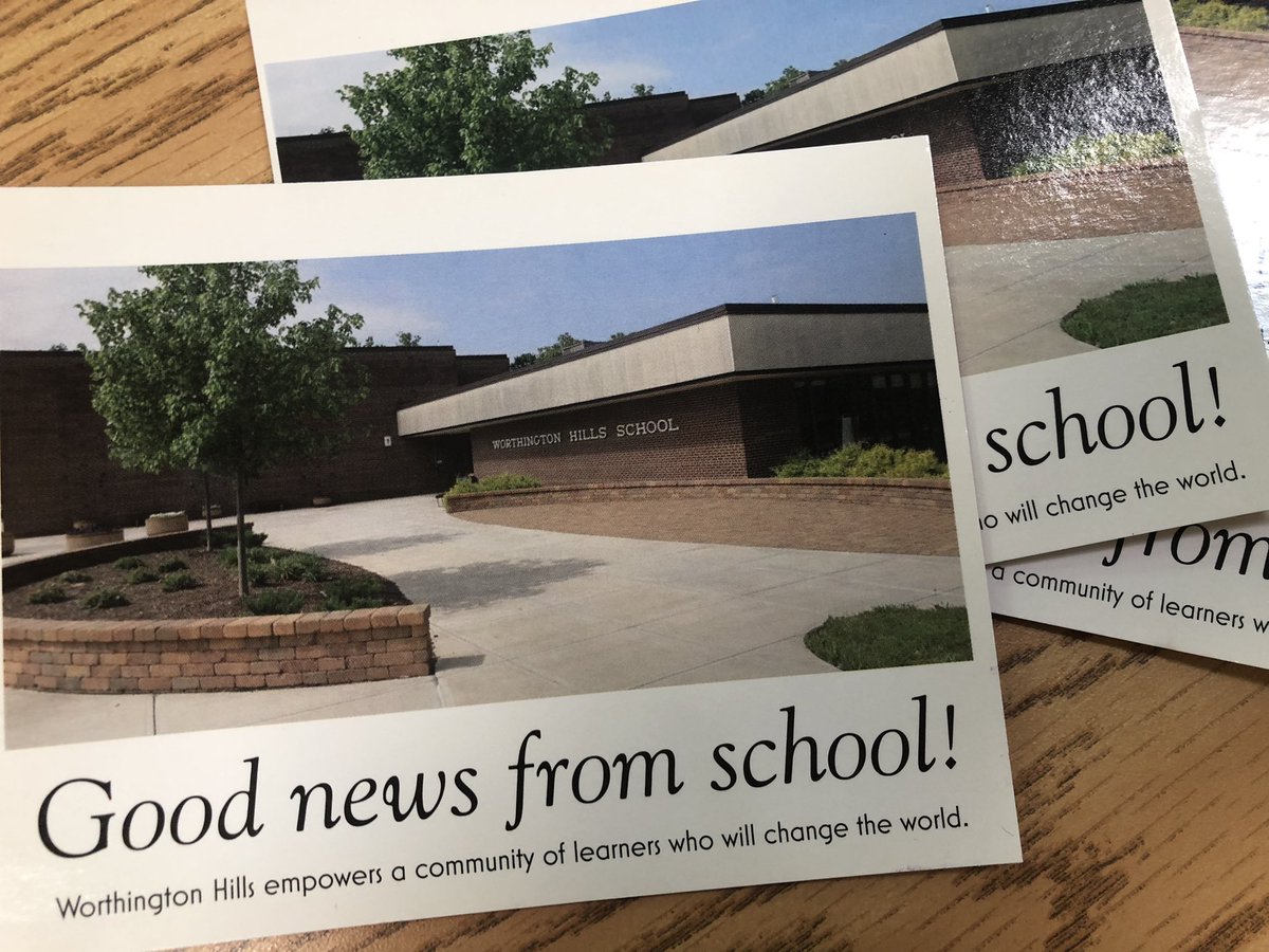 AndriaHuston's tweet photo. You know it’s going to be a great year when you have a whole stack of “good news” postcards to mail after the first full week of school! 😍 https://t.co/NAvpVFyjf4