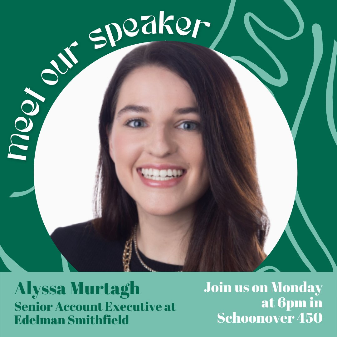 ScrippsPRSSA's tweet photo. It's our first #ScrippsPRSSA meeting of the year!! 🥳

Tomorrow in Schoonover 450 at 6 p.m., we'll be joined by Alyssa Murtagh! She is a Senior Account Executive at Edelman Smithfield where she provides marketing and communications services to a variety of clients

See you there! https://t.co/FQNz3QLFxF