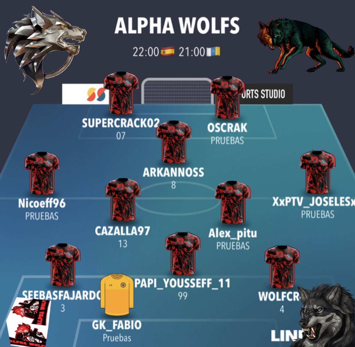 ALPHA___WOLFS's tweet photo. Noche de LOBOS, volvemos a los campos, y esta noche volvemos con compañeros realizando pruebas con nosotros. Vamos con todo.
#BeWolfmyFriend https://t.co/DTQw29aT2c