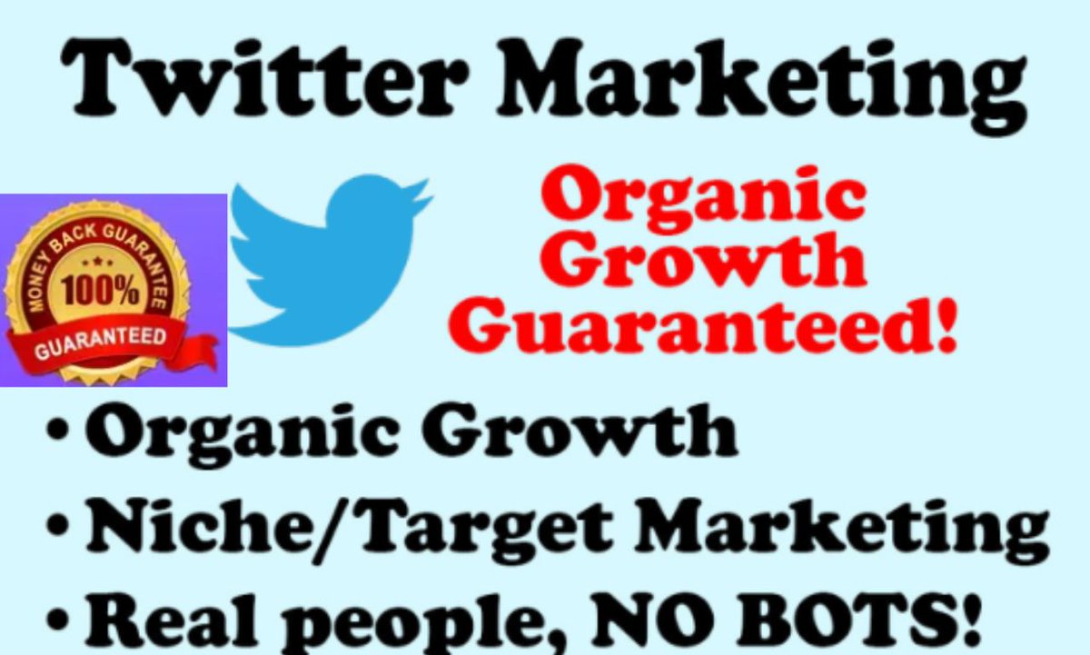 timebd1's tweet image. Hi,I am social media specialist.I will give you the best Twitter marketing service.

You will get:

• Engaged target audience

• Daily followers

• Boost your traffic and business

• Powerful brand and bigger market share

• Bring you only real followers
#twitter promotion