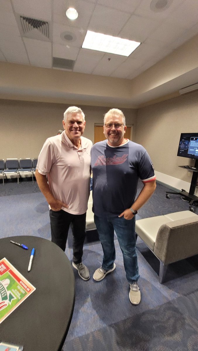 brandonhogg23's tweet photo. Baseball Weekend in Hot Springs. Dale Murphy, Goose Gossage, Chris Chambliss, and AL Hrabosky. @HOTSPRINGSGOV 

#baseballweekend #dalemurphy #HallOfFame #goosegossage #madhungarian #chrischambliss #MajorLeagueBaseball #hotsprings https://t.co/UTecTNFV8J