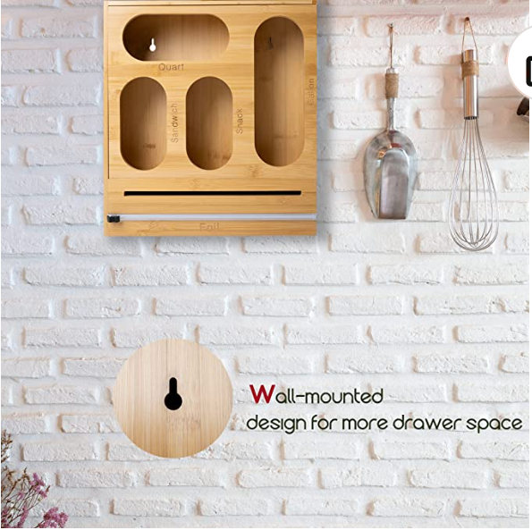 Prvima1's tweet photo. 5 in 1 Ziplock Bag Organizer with Foil or Plastic Wrap Organizer For Kitchen Drawers, Walls, and countertops| Baggie Organizer suitable for Sandwich, Snack, Quart, Gallon Bags, and 10Inch Wrap Dispenser
Visit: https://t.co/G9gWSWNldZ
#bagorganizer #kitchenorganizer https://t.co/9v5VCjrubQ