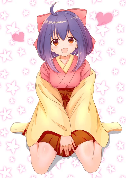 文ちゃんとこよ文ちゃん澄姫の三人は特に気合が入る #式姫お絵かき60分一本勝負 