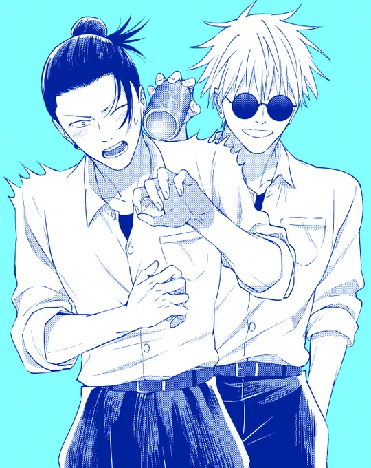 五夏。今描いてる漫画から一コマ。夏の話なのに9月に突入しそうで焦ります 