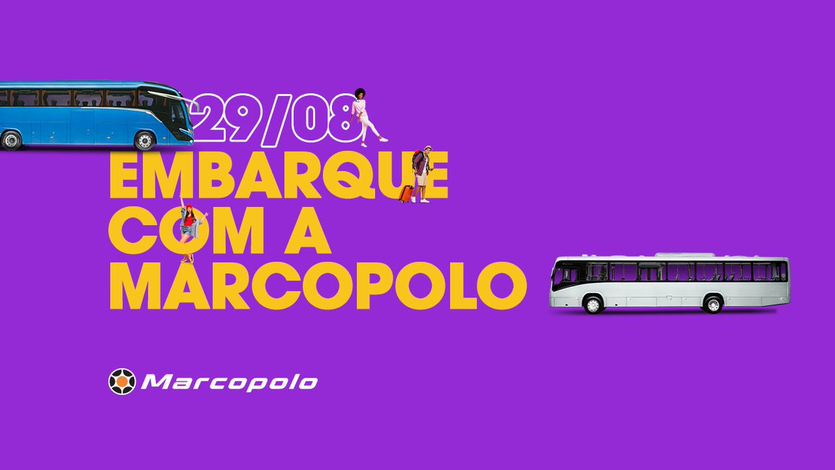 OnibusMarcopolo's tweet photo. Tem novidade chegando! Fique ligado nas redes sociais da Marcopolo amanhã dia 29/08. https://t.co/84IYlkLylz