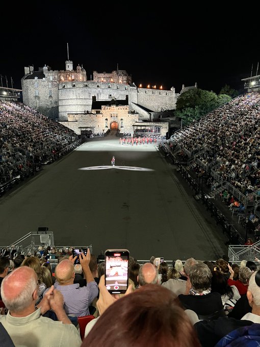 The Royal Edinburgh Military Tattoo was phenomenal last night!  Enjoyed the Whiskey experience before