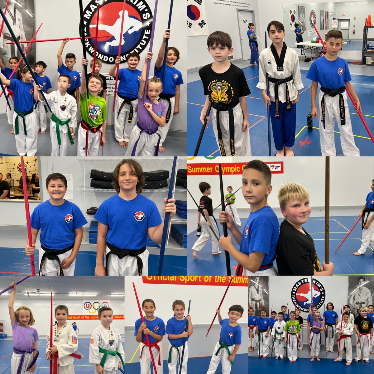 MKTKDROC's tweet photo. 💥🥋 Awesome job from everyone at Bo Blast yesterday.  More than half the students were brand new to Bo Staff and we have a great group of regulars.  Check the weekly email for the next Bo Staff training at your #MKTKD location.  @mktkdroc #BoBlast https://t.co/DwXzWov3O9