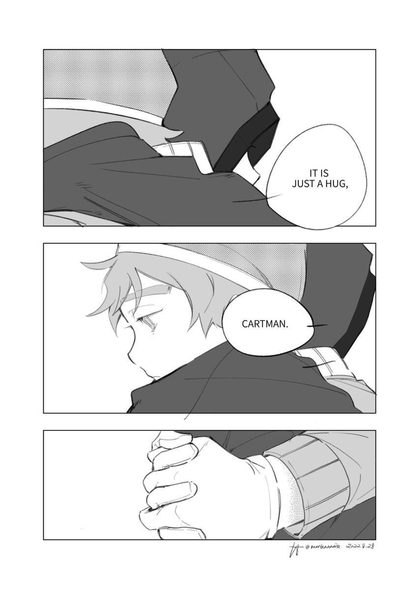 mortenanoite's tweet photo. Summary: Kenny gives Cartman a hug
WARNING: OOC https://t.co/MTrRi0XcCw
