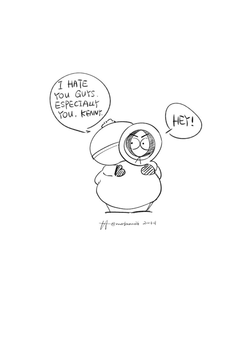 mortenanoite's tweet photo. Summary: Kenny gives Cartman a hug
WARNING: OOC https://t.co/MTrRi0XcCw