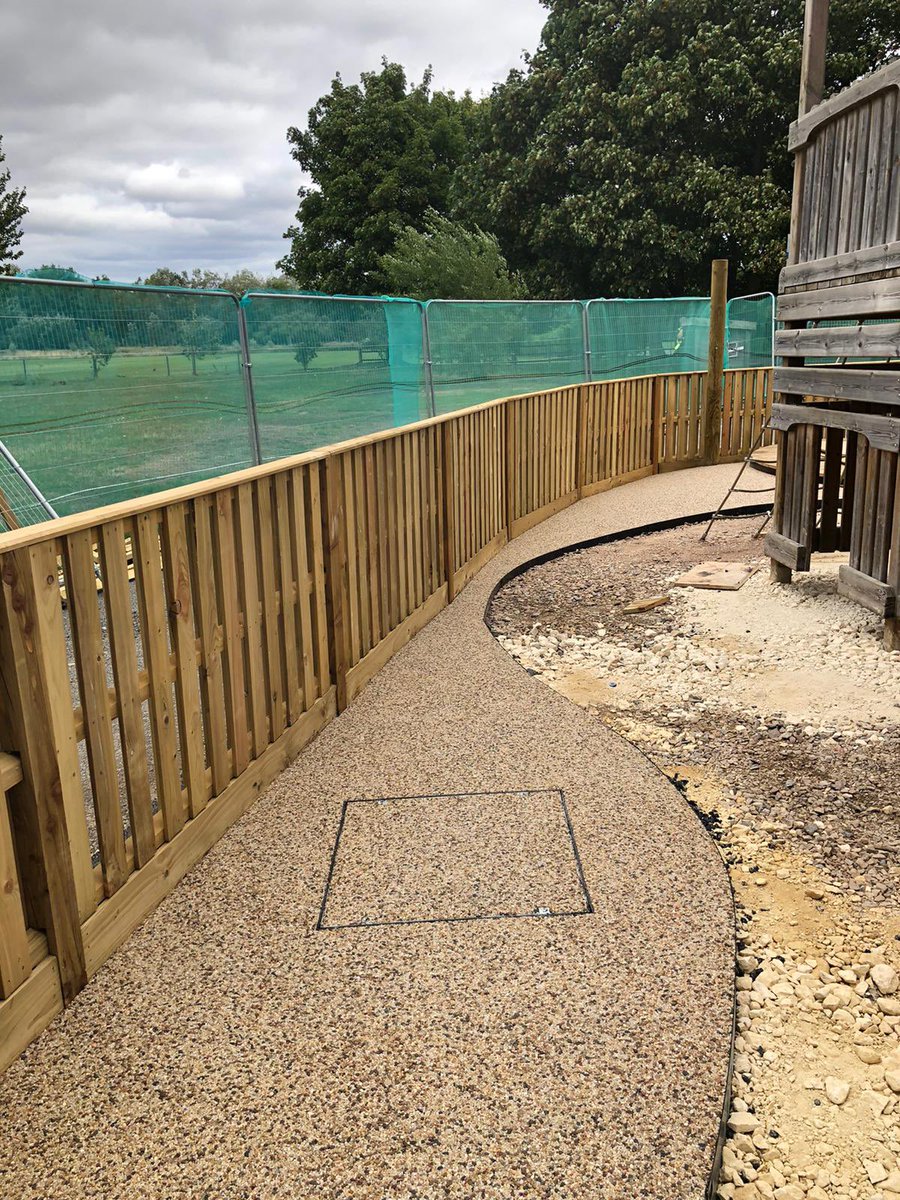 ClearpaveL's tweet photo. New playground surround completed last week in Northamptonshire, 80m2 Aztec Gold https://t.co/JJ9A7jQIgc