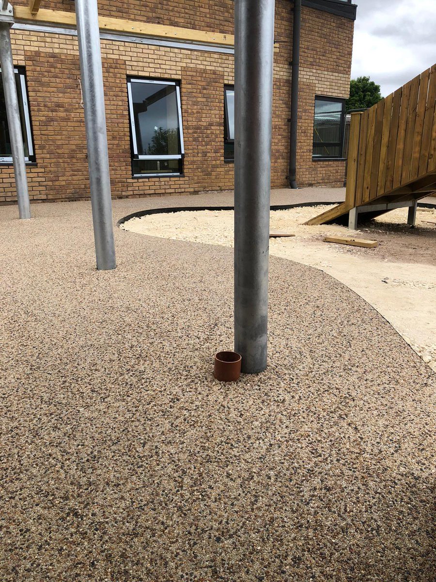 ClearpaveL's tweet photo. New playground surround completed last week in Northamptonshire, 80m2 Aztec Gold https://t.co/JJ9A7jQIgc