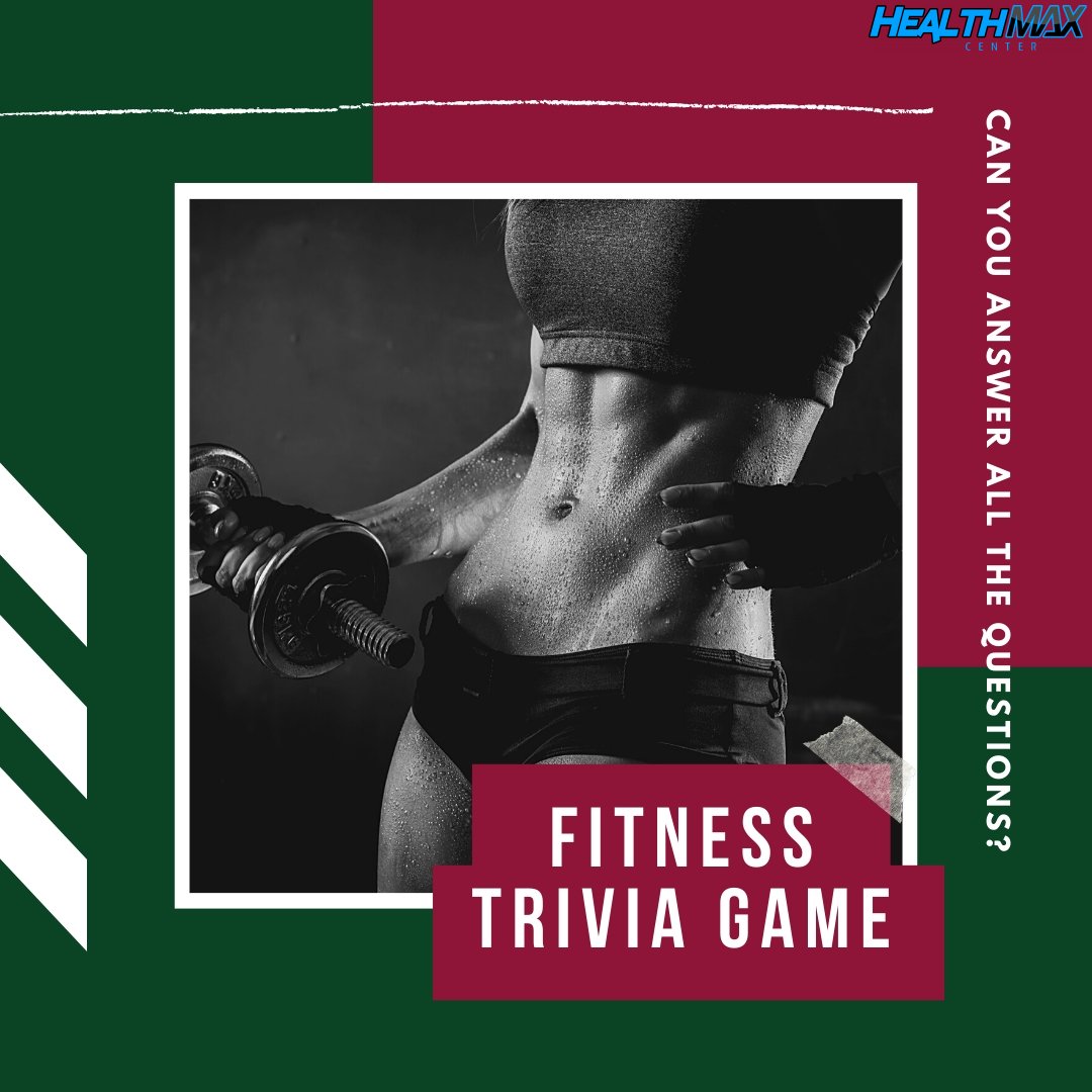 HealthMaxCenter's tweet photo. Now that's a fun Fitness Trivia game! Did you finish it?  via: https://t.co/iFQa1rZqCn https://t.co/EWqzY1T3tt