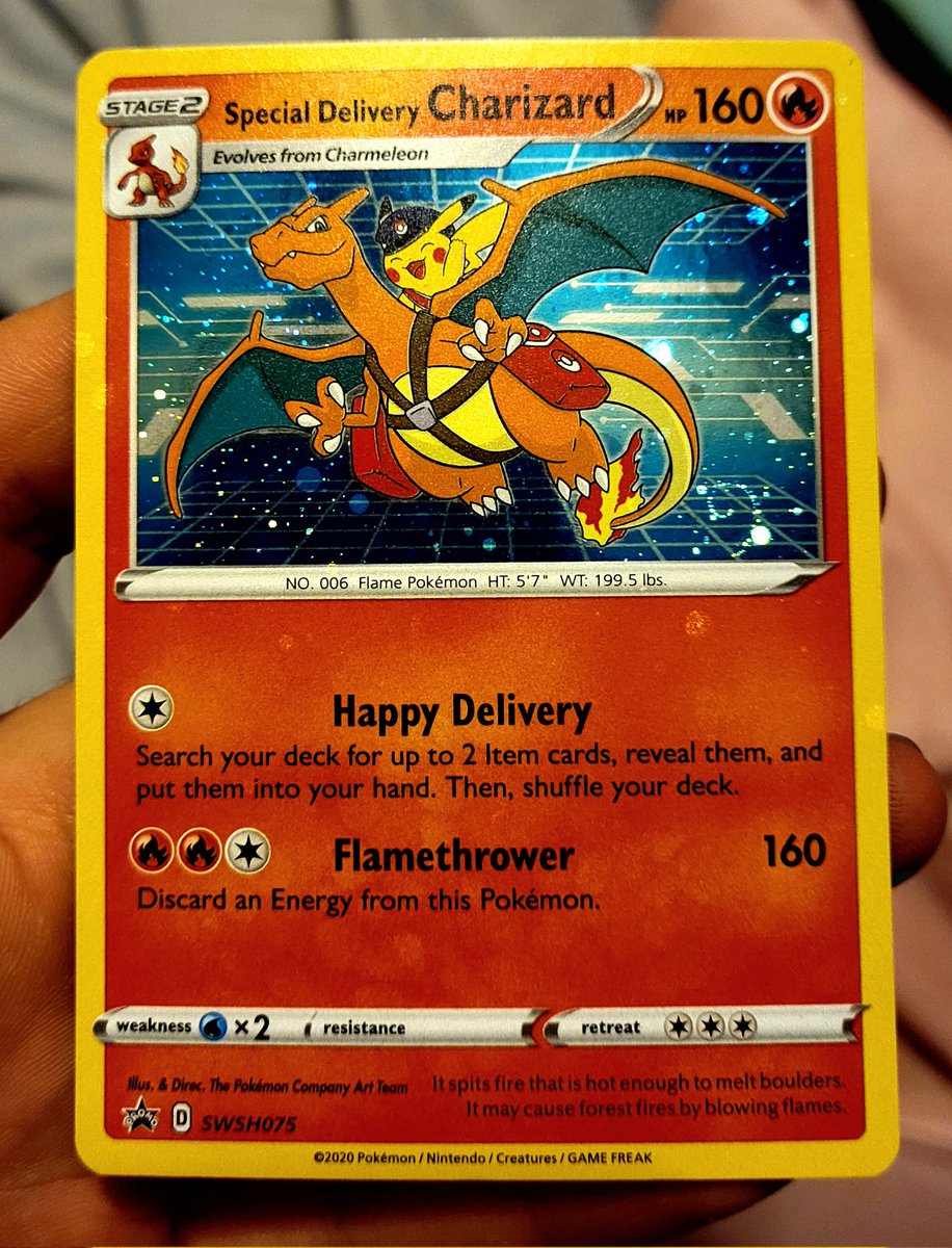 Special Delivery Charizard (SWSH075/71), Busca de Cards