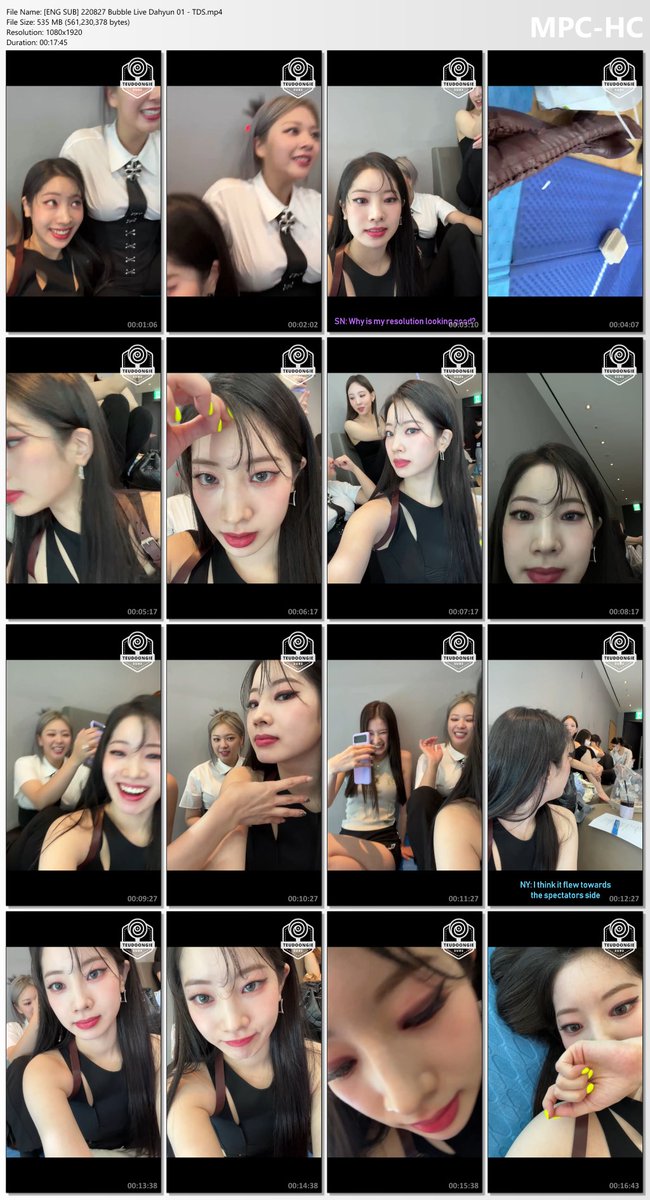 [ENG SUB] 220827 Live Dahyun 01

teudoongiesubs.com/#/videos/22082…

PLEASE DO NOT TAG OFFICIAL ACCOUNTS.

#TWICE #트와이스 #임나연 #정연 #사나 #김다현 #쯔위
#BETWEEN1and2 #TalkthatTalk