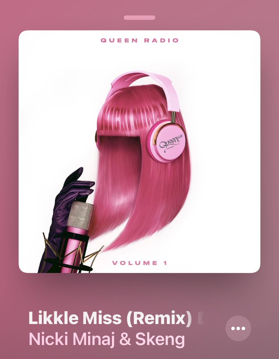nickiminaj.lnk.to/QueenRadioVol1 #LikkleMiss has been added to the #QueenRadioALBUM @ #2 on the tracklist. #CaribbeanGirlsRUNit #LikkleMissREMIX it’s #NickiVMAs day. Wake it 🆙