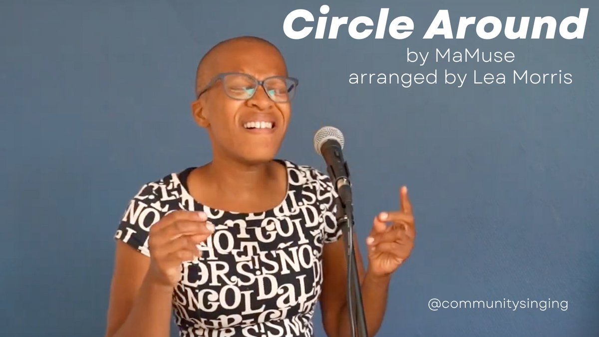 thisisleamusic's tweet photo. "Circle Around" - A Song of Belonging by MaMuse, arranged by Lea Morris* |https://t.co/wl2Ug5q4pl|*  #communitysinging #belonging #acapella #loopedvocals #singalong #harmonies #simplesongs #upliftingmusic #soulfulsongs https://t.co/0ZRsNbUJJ9