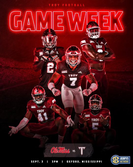 TroyTrojansFB's tweet image. We’ve been waiting awhile for this one … IT’S GAME WEEK‼️

#RiseToBuild | #OneTROY ⚔️🏈