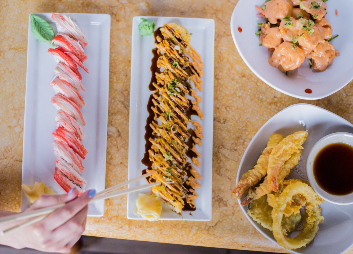 KankiRestaurant's tweet photo. The definition of a Sunday Kanki Feast:
π½ Krazy Train
π½ Budokan Roll
π½ Hot Rockinβ Lava Shrimp
π½ Tempura Shrimp
See you soon! π
#KankiRestaurant #KeepCelebrating #KankiRaleigh #VisitRaleigh #CrabtreeValleyMall #RaleighNC #raleighsushi #tempurashrimp https://t.co/7TpWc4v6Yi