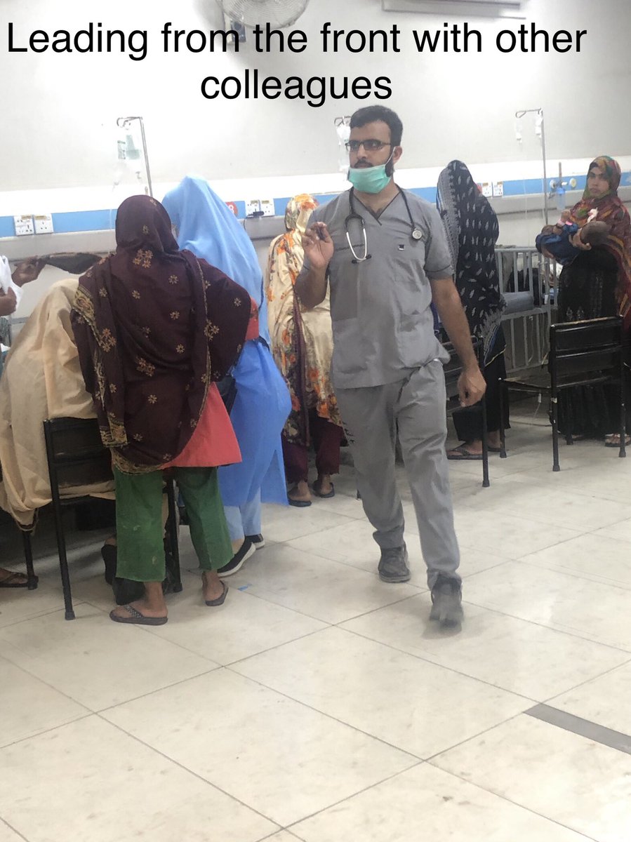 irfanha97505410's tweet photo. #Turbulent times build great organizations &amp; #Leaderships are best tested during #disasters. We are proud of our team, managing Emergency Rooms with double &amp; triple census nowadays.  
From Karachi to Sukkur &amp; Quetta , we are standing with #flood affectees.  Alhamdulillah https://t.co/4DPOI0bDYl