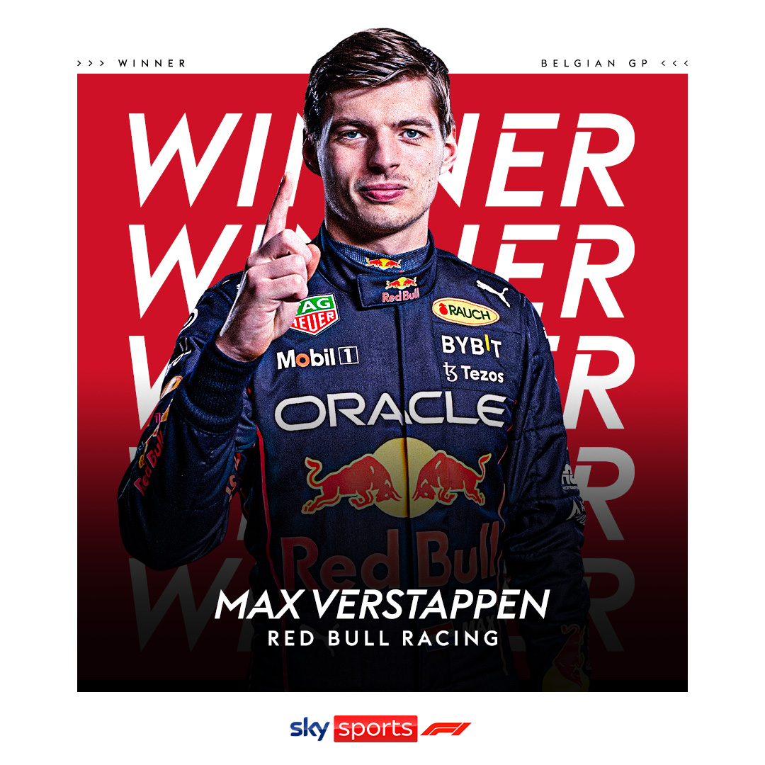 Sky Sports F1 on Twitter "STUNNING! Max Verstappen wins the Belgian