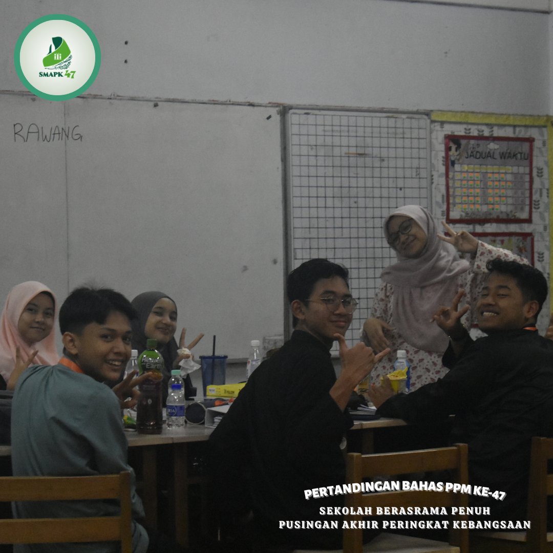 PPM47Smapk's tweet photo. Malam Persediaan 
#ImarahDebatPersonalitiHebat
#BahasPPM47 https://t.co/DqoRwkYspY
