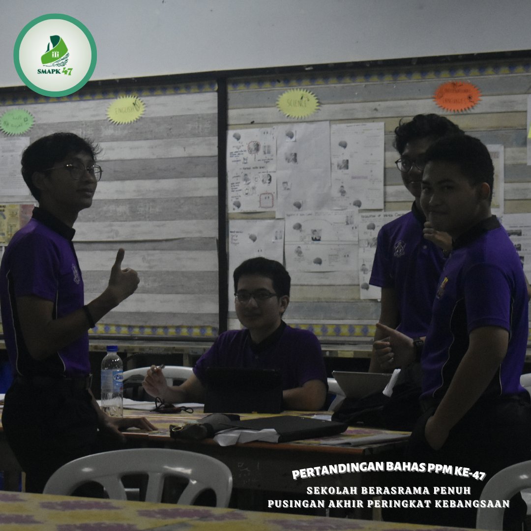 PPM47Smapk's tweet photo. Malam Persediaan 
#ImarahDebatPersonalitiHebat
#BahasPPM47 https://t.co/DqoRwkYspY