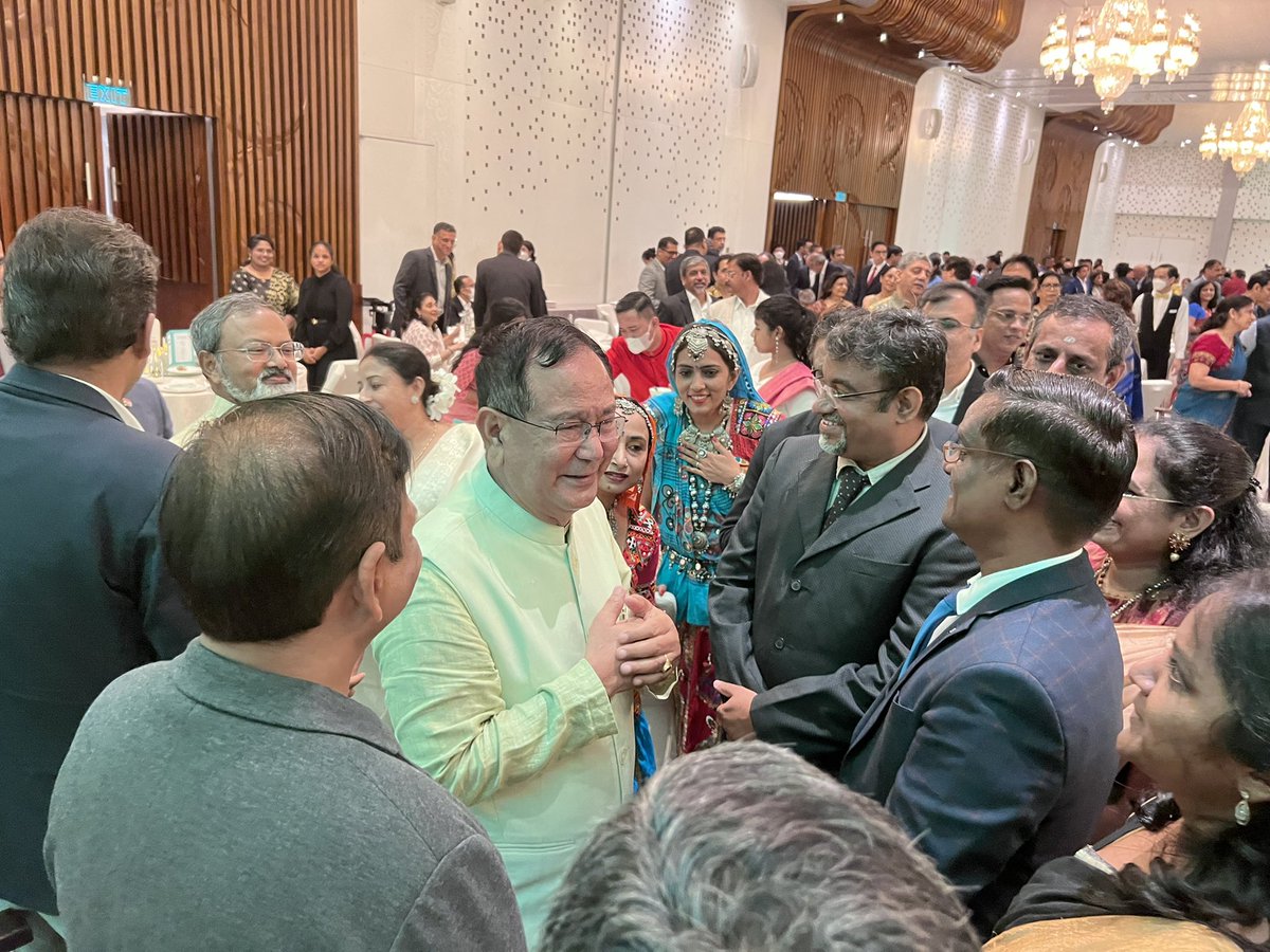 RanjanRajkuma11's tweet photo. Had the pleasure to interact with Indian Diaspora in Jakarta this evening. Gratitude to the Indian community for their warmth and affection. 
@IndianEmbJkt https://t.co/dEbHxrn7Xj