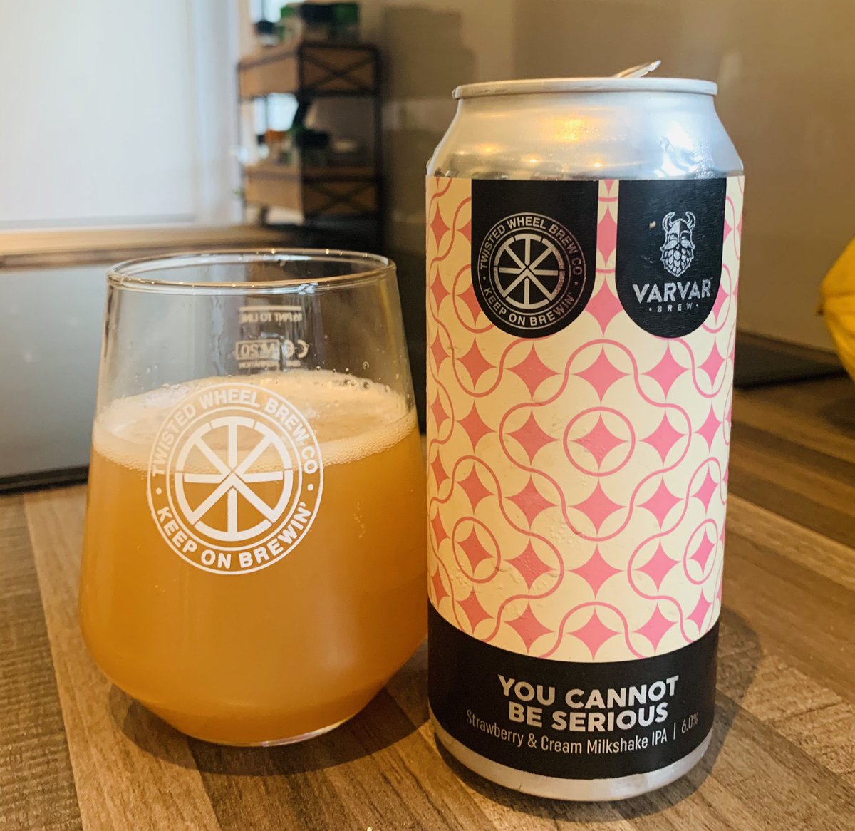 Briggs on Beer (@realaleupnorth) on Twitter photo Another belting beverage off the production line <a href="/TwistedWheelBC/">Twisted Wheel Brew Co.</a> : A collaboration with Ukrainian brewer, VARVAR. Juicy strawberry and tropical fruit blended well. Soft floral and boozy warmth notes identified too. Creamy smooth excellence. 👏🍻 Another belting beverage off the production line <a href="/TwistedWheelBC/">Twisted Wheel Brew Co.</a> : A collaboration with Ukrainian brewer, VARVAR. Juicy strawberry and tropical fruit blended well. Soft floral and boozy warmth notes identified too. Creamy smooth excellence. 👏🍻