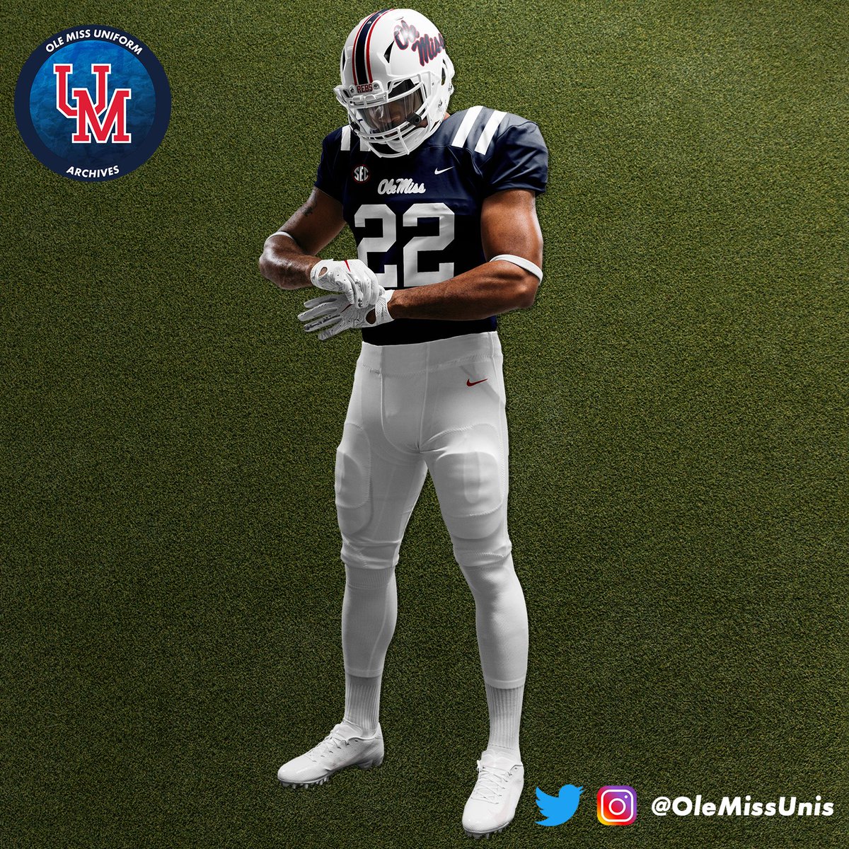 🚨NEWS🚨

Ole Miss is set to unveil a new helmet design for their matchup with Troy. The white helmet mimics the 2022 Sugar Bowl helmet but features navy aspects rather than powder blue.

Ole Miss is expected to pair this helmet with the navy top and white bottoms.

#HottyToddy