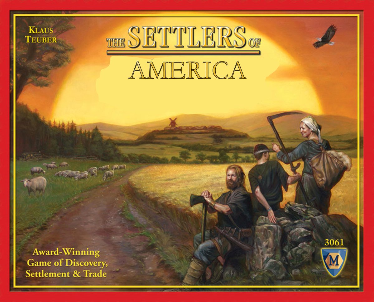 mrroughton's tweet photo. Made some minor updates to Settlers of America. This game is still great to play with students to review causes of the Revolution. Play in PPT! https://t.co/XZvDoBmW5s Scoresheet: https://t.co/s2tInvIhkC #sschat https://t.co/c5qQUN4xuQ