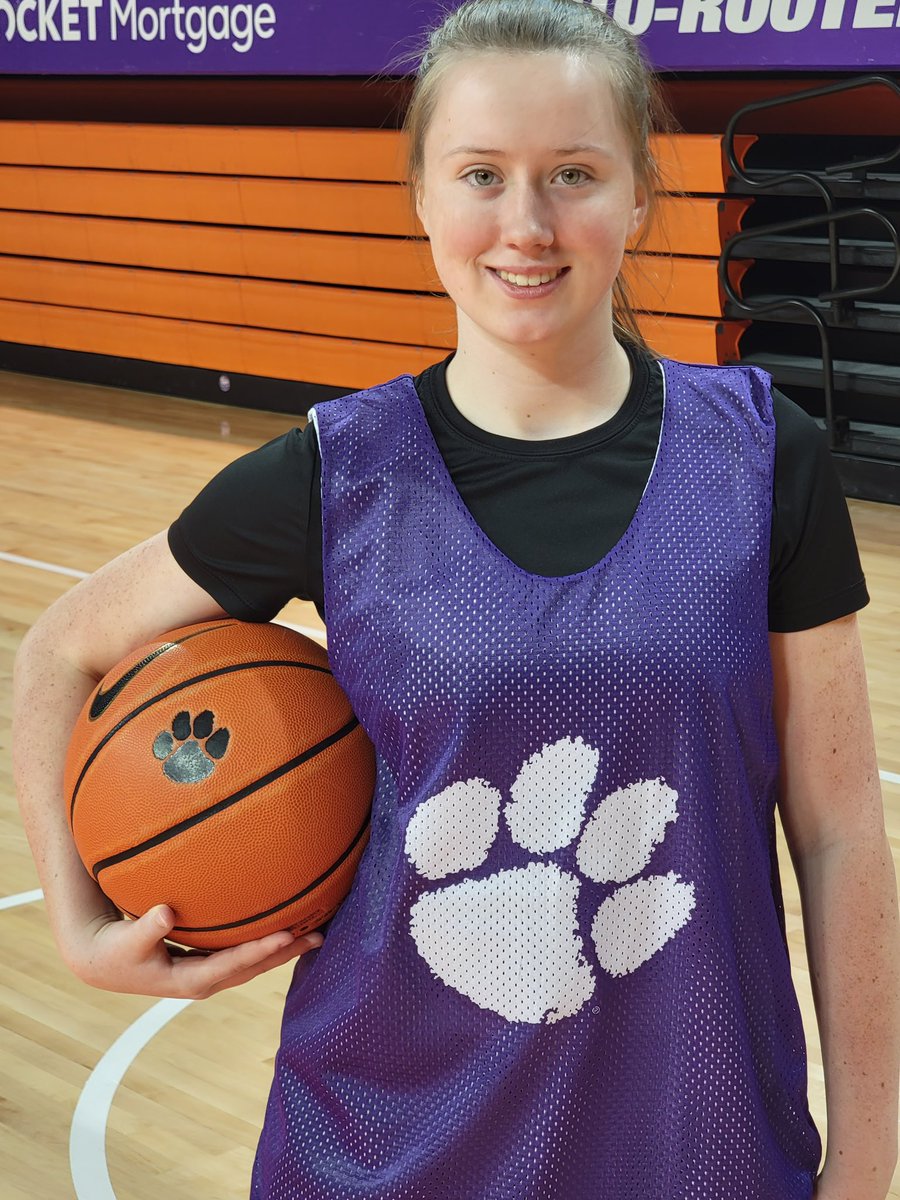 Tiger for a day <a href="/ClemsonWBB/">Clemson Women's Basketball</a> Camp! 
Awesome time meeting the coaches and playing in the Littlejohn Coliseum.
Thank you!  💪🐯🏀
<a href="/CoachAB34/">Amanda Butler</a> <a href="/ChuckPerson5/">Chuck Person</a> <a href="/360celtics/">360 Celtics</a>