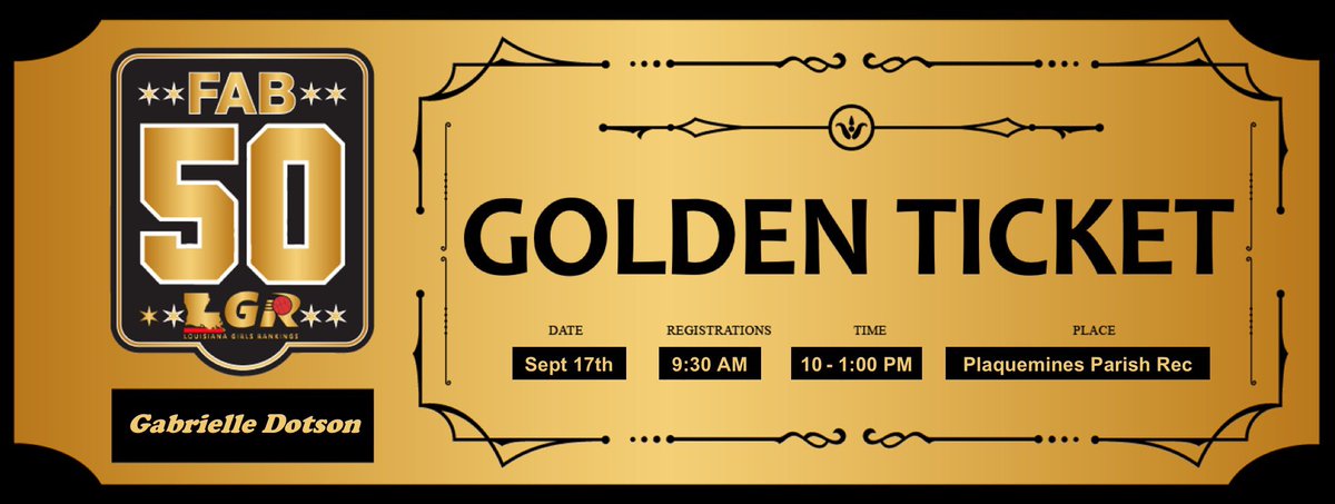 Thanks for the invite @LgrBasketball!! Gabby is super excited about attending! #Fab50