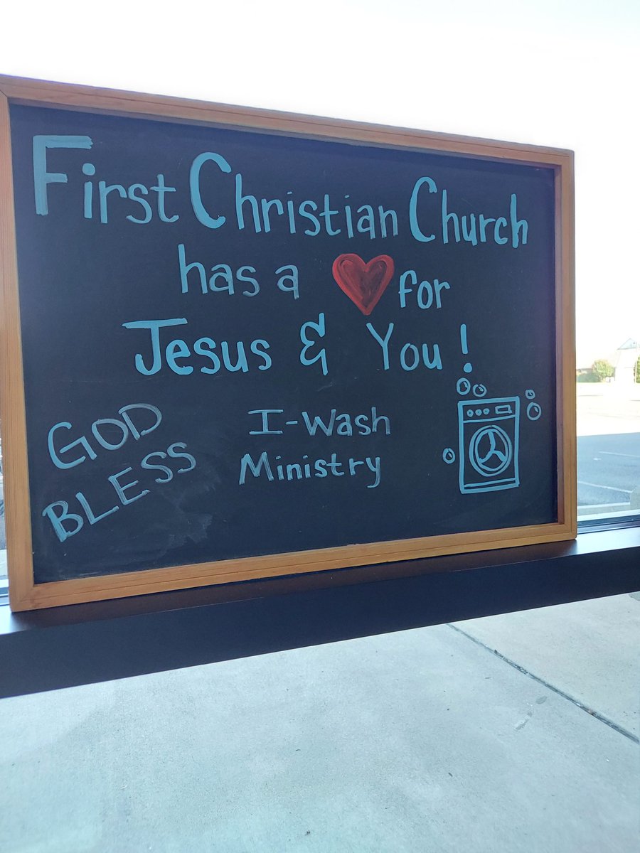 jeffwaters71's tweet photo. Helping this morning with our church's laundry ministry at IWash in Benton. We have free detergent, dryer sheets, pre-loaded cards for the machines, and free snacks. https://t.co/77uPh7ynjP