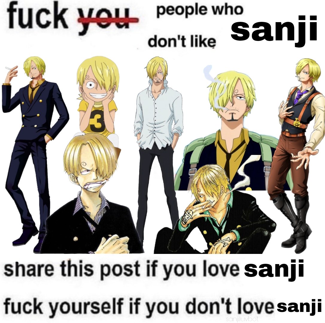 sanji haters you are not valid ❤️