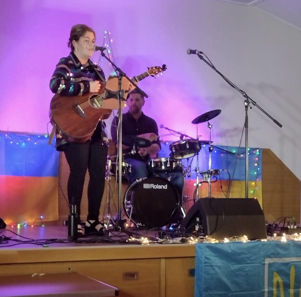 HyperCoastR's tweet image. Thank you so much to those who made Friday's concert a BIG success and gave so generously! We raised around £1400 for Tayside &amp;amp; Strathearn Help 4 Ukraine who do such amazing work!
Rebecca Connelly &amp;amp; Scott, Kinnaber Junction and Andy Spiller, 
+ main organisers Frances &amp;amp; Jim Clyne