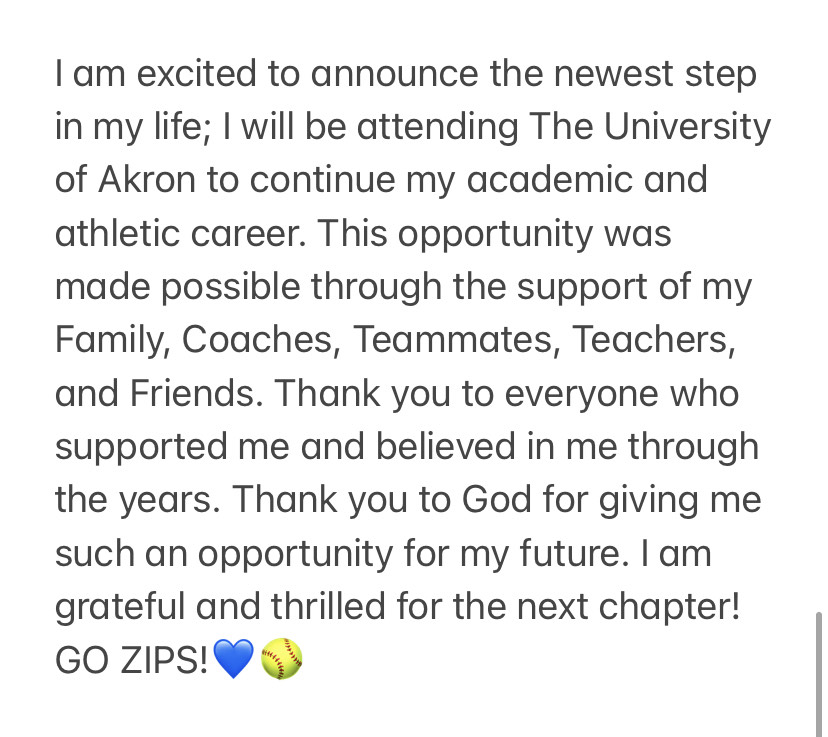 isabella jauregui (@izzyjauregui32) on Twitter photo I am excited to announce the next chapter of my life; I will be attending The University of Akron to continue my academic and athletic career. Thank you to all who have been a part of my journey! <a href="/ZipsSB/">Akron Zips Softball</a> <a href="/nix131313/">Coach Nix</a> <a href="/HawksHarbold/">Ohio Hawks National Harbold</a> <a href="/sciotosoftball/">Irish Softball 🥎</a> <a href="/GregHilling/">Greg Hilling</a> <a href="/mel_ren88/">Melissa Rennie Basil</a> <a href="/OttDSHS/">Brooke Ott</a> I am excited to announce the next chapter of my life; I will be attending The University of Akron to continue my academic and athletic career. Thank you to all who have been a part of my journey! <a href="/ZipsSB/">Akron Zips Softball</a> <a href="/nix131313/">Coach Nix</a> <a href="/HawksHarbold/">Ohio Hawks National Harbold</a> <a href="/sciotosoftball/">Irish Softball 🥎</a> <a href="/GregHilling/">Greg Hilling</a> <a href="/mel_ren88/">Melissa Rennie Basil</a> <a href="/OttDSHS/">Brooke Ott</a>