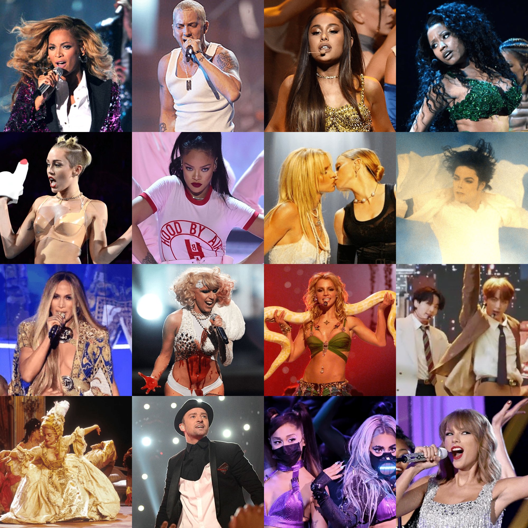 About Music Charts on Twitter "What is the most iconic VMAs