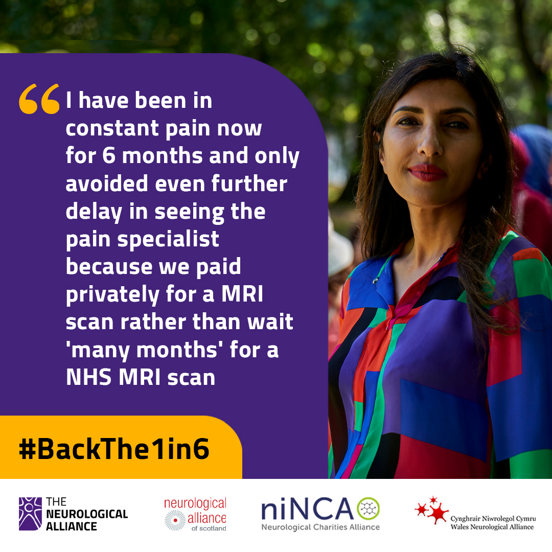 Delays to treatment and little or no info at diagnosis. You shared your experiences in #MyNeuroSurvey. That's why we're calling on all UK governments to improve services for everyone living with a neuro condition. Pls sign &amp; RT tinyurl.com/BackThe1in6  #BackThe1in6