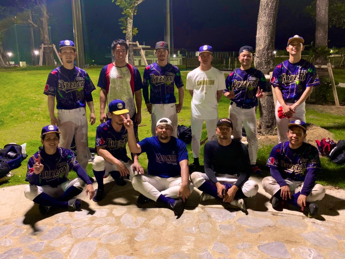 BuzzCut300's tweet photo. 麗工業杯　準決勝！
vs  wild boarさん
5-4でBuzz Cutの勝利🔥
(監督がゴルフにハマっているので今年初試合でした💦)

劇的な逆転で決勝に進むことができました！
監督は3三振でしたが、その三振がなければの玉寄勢選手の逆転打も生まれなかった。(はず、、)
決勝戦では監督の活躍を期待します🔥 https://t.co/RIiaRF7P9D