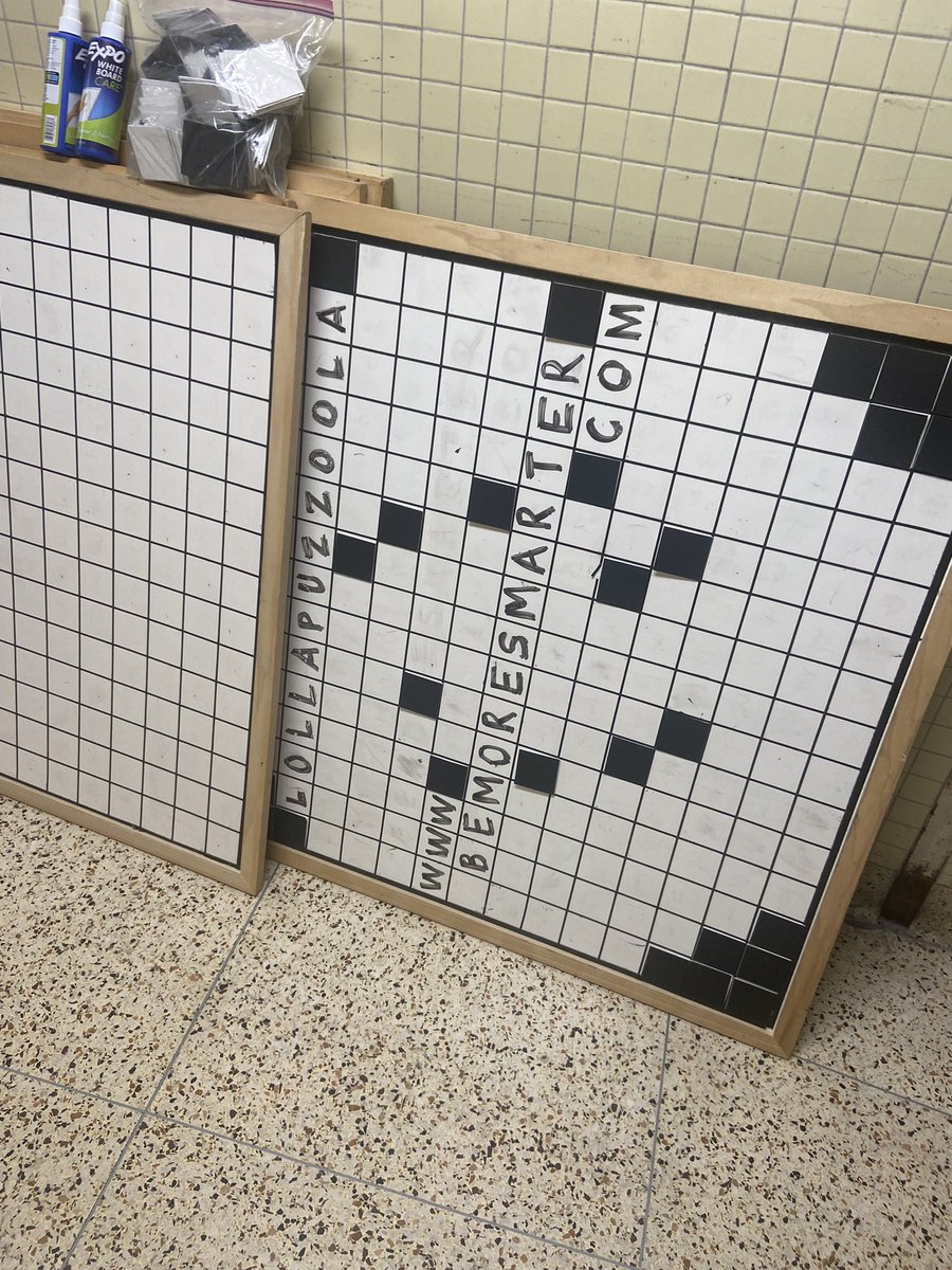 gridsthesedays's tweet photo. #lpz15 boards, before/after
Great tournament, congrats to the champs @thatpuzzleguy /Jangler/@adanicklmao + all the finalists, and thanks to the other volunteers! First in-person tournament I ever did was Lolla '16, so getting to be on the other side ruled. Thanks for solving https://t.co/pROKteccZE