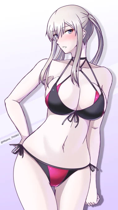 #艦これ版深夜の真剣お絵描き60分一本勝負 
#艦これ版真剣お絵描き60分一本勝負_20220828
グラーフ軽装mode(夏) 